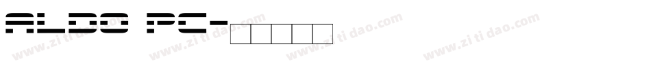 Aldo PC字体转换